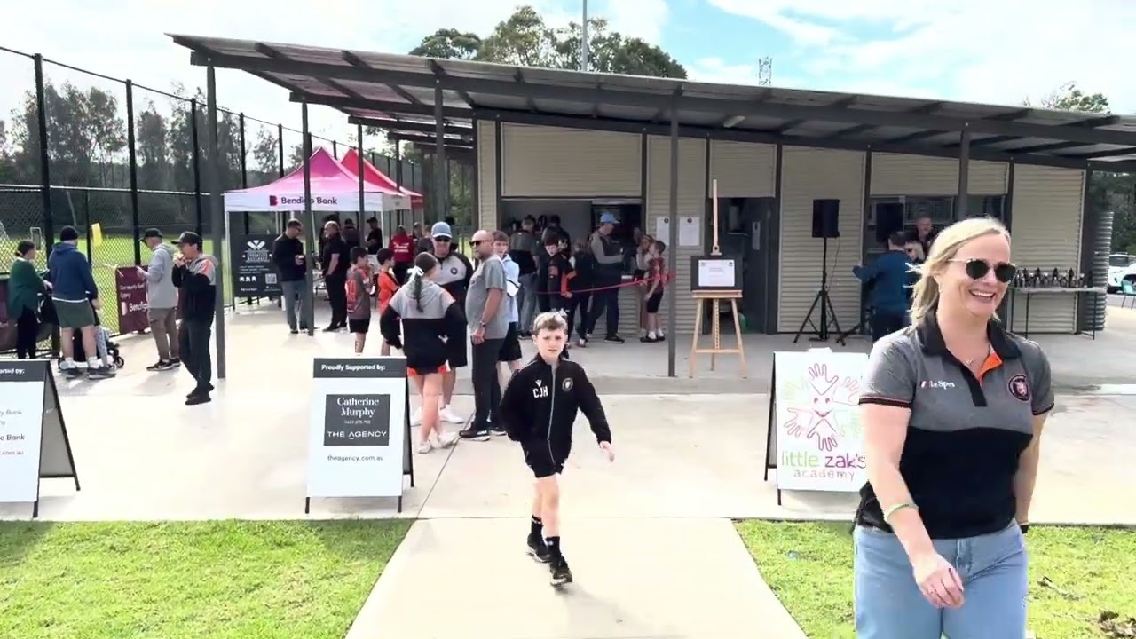 North Epping Rangers Canteen opening 2024 at Ron Payne Park