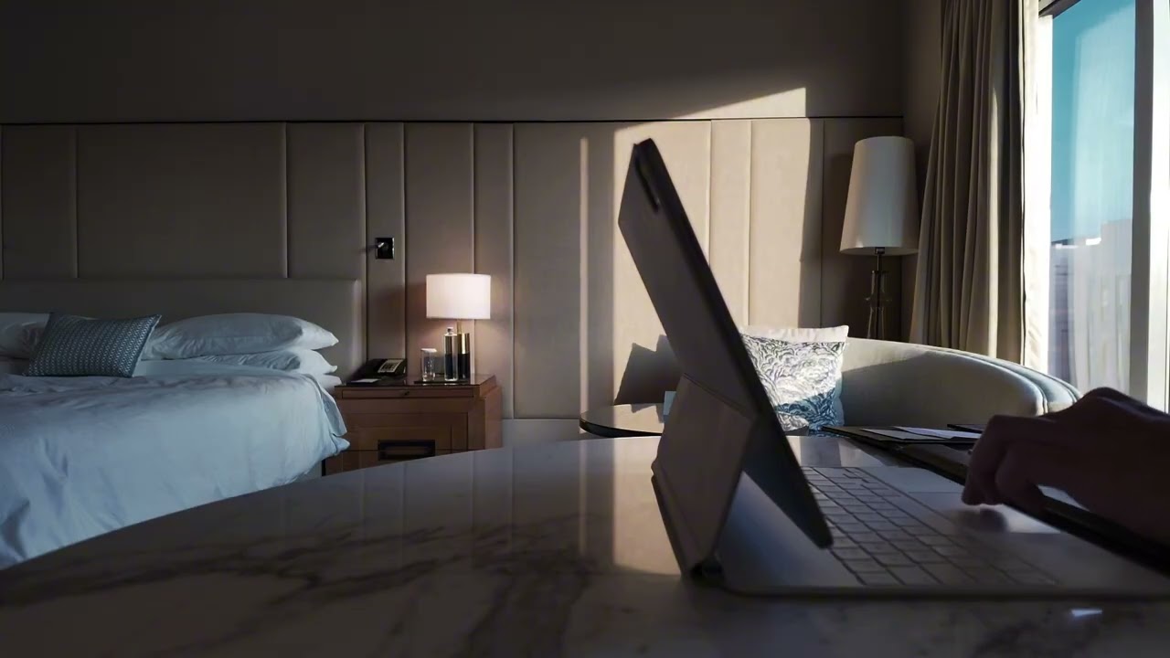 Calm Hotel Layover | A/C White Noise for Relaxation
