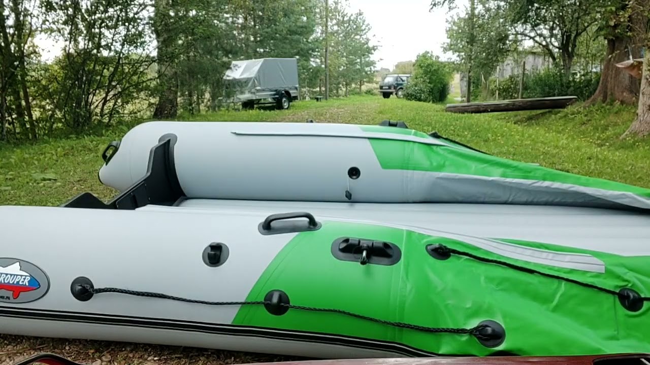 КАК ПРАВИЛЬНО накачивать лодку НДНД. Grouper 335W.