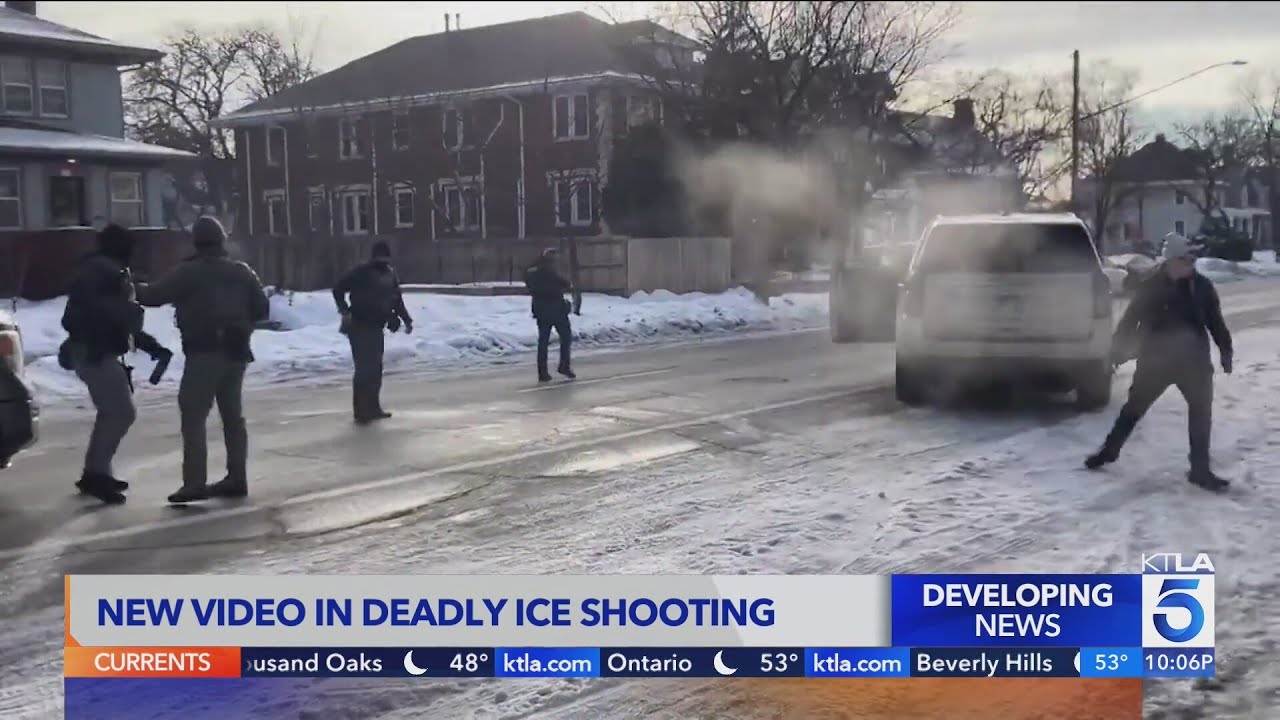 New video shows ICE agent's perspective of deadly Minneapolis shooting of Renee Good