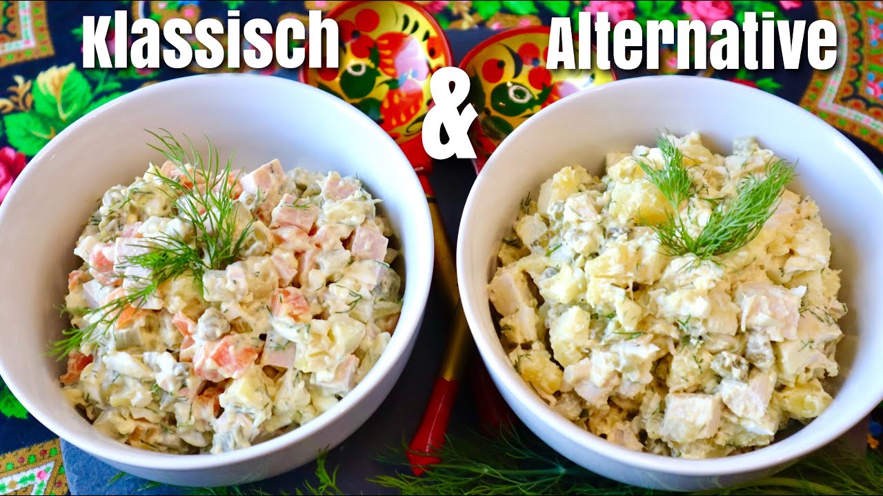 OLIVJE Russischer Salat Olivje klassisch & in abgewandelter Form