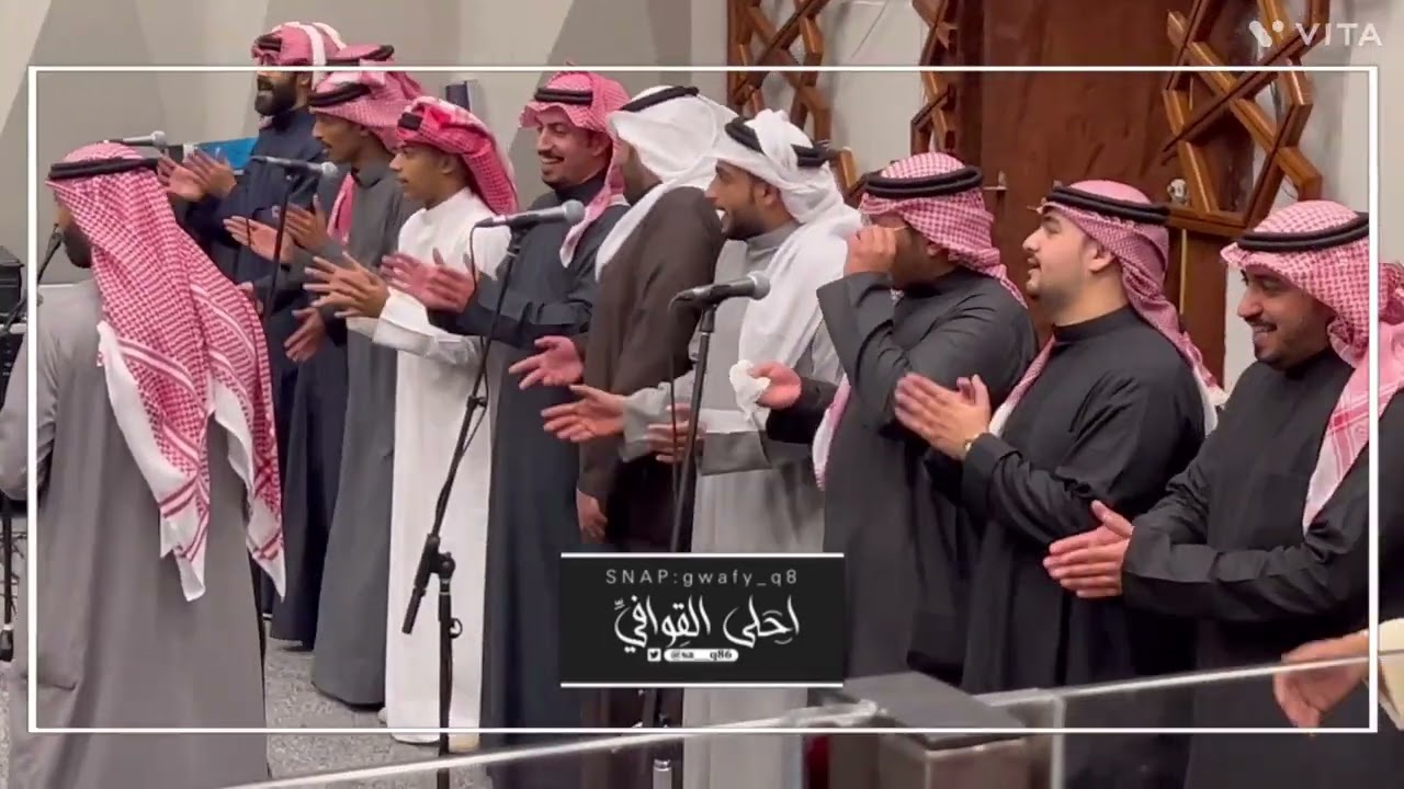 اذاعة دولة الكويت .. الشاعر حمود الحبيني و الشاعر عايض العاطفي