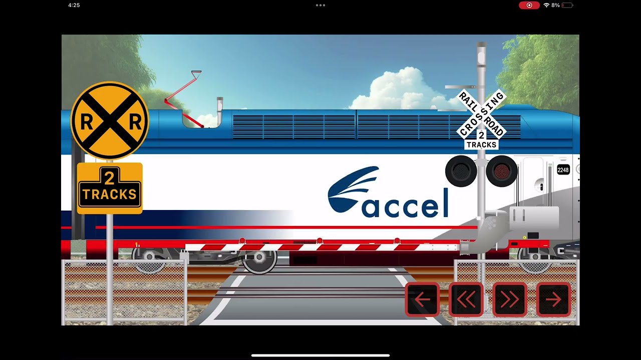 Let’s cross railroad game, Chinese Australian and Japan and America railroad crossing
