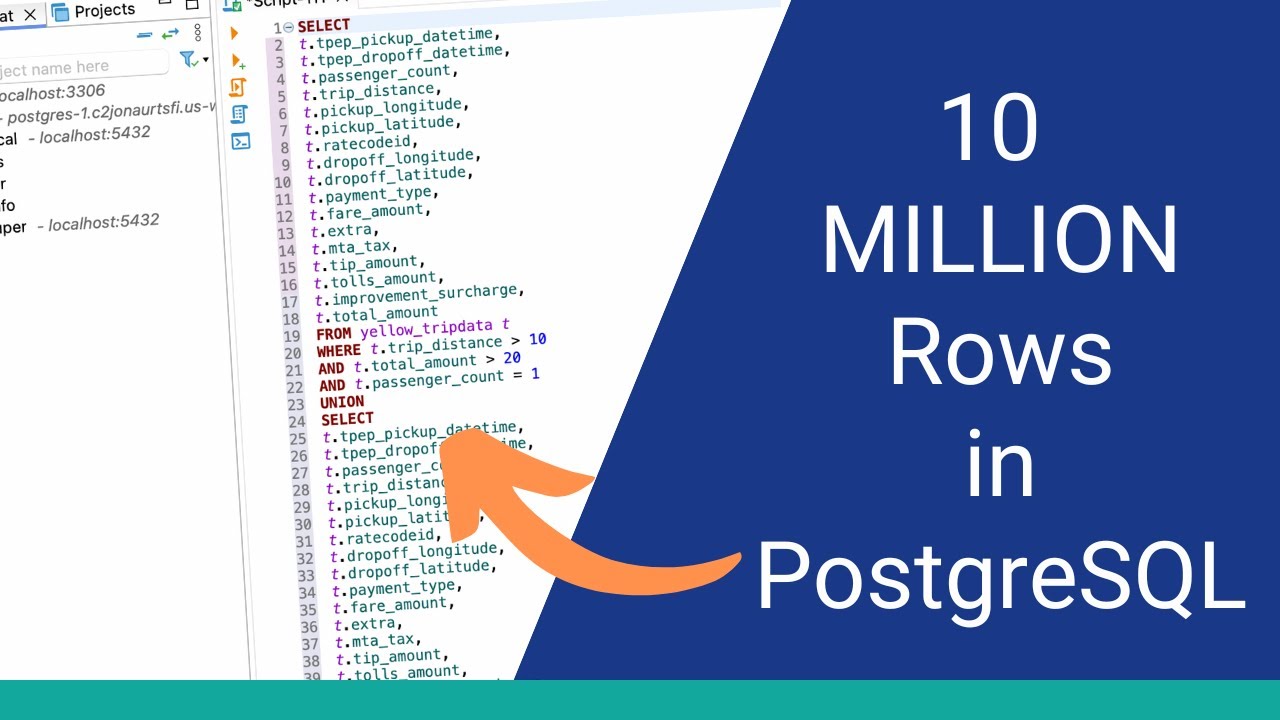 I Tried to Query 10 MILLION Rows in Postgres in 1 Second
