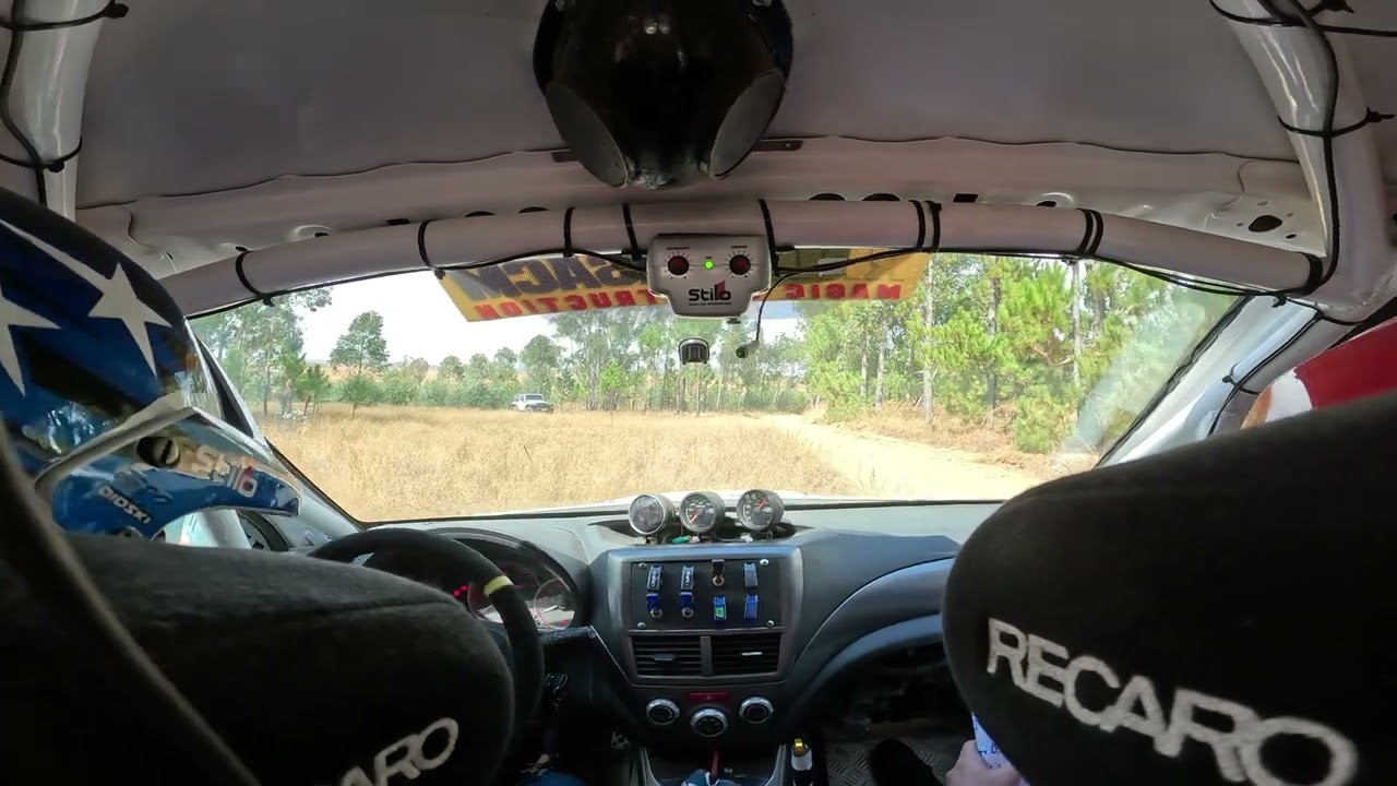 Herman - Koloina sur Subaru impreza wrx sti ES1 Rallye ASACM 2024
