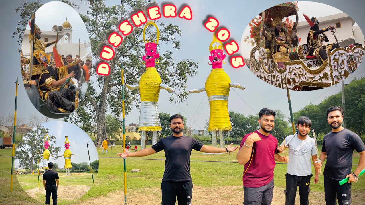 DUSSHERA IN AMBALA 🏹🔥 // BARISH NE KAR DIYA DUSSHERA KHARAB 🥲 // BARISH HUII TEZZ ⛈️⛈️