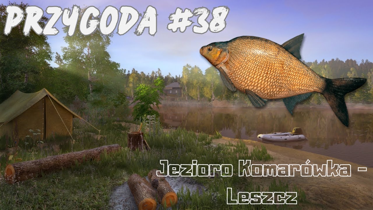 Russian Fishing 4 Początek - Przygoda #38 - Jezioro Komarówka - 100% zanęt wbite, odnaleziony leszcz