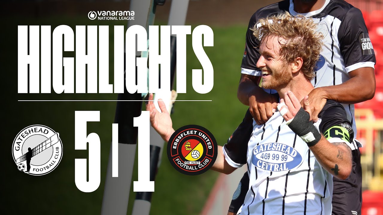 Greg Olley bags HAT-TRICK on the opening day! 🎩🪄 | Gateshead 5-1 Ebbsfleet United | HIGHLIGHTS