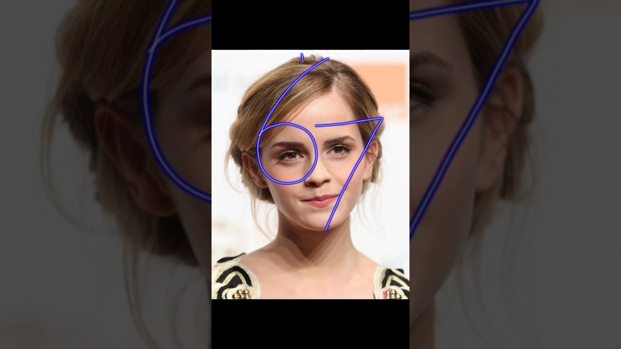 How to draw Emma Watson ✨#ytshorts #tutorial