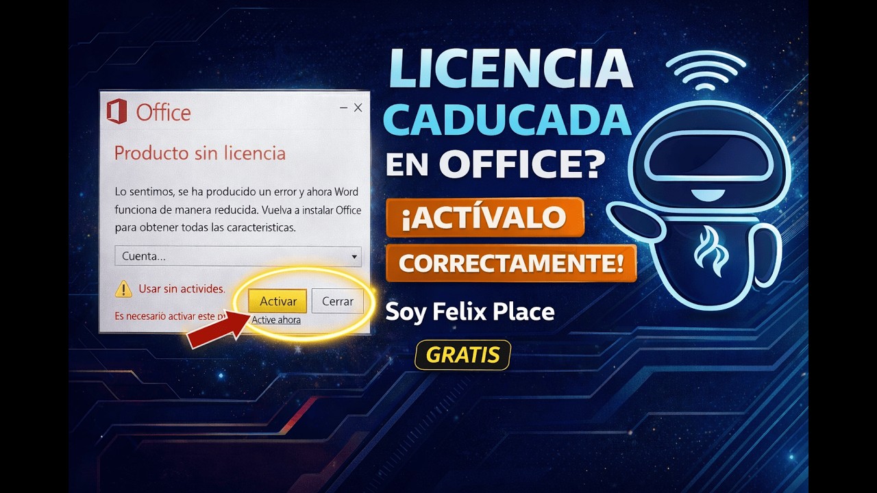 C&oacute;mo instalar y activar Office correctamente (Soluci&oacute;n Producto sin Licencia 2026) #ActivarOffice