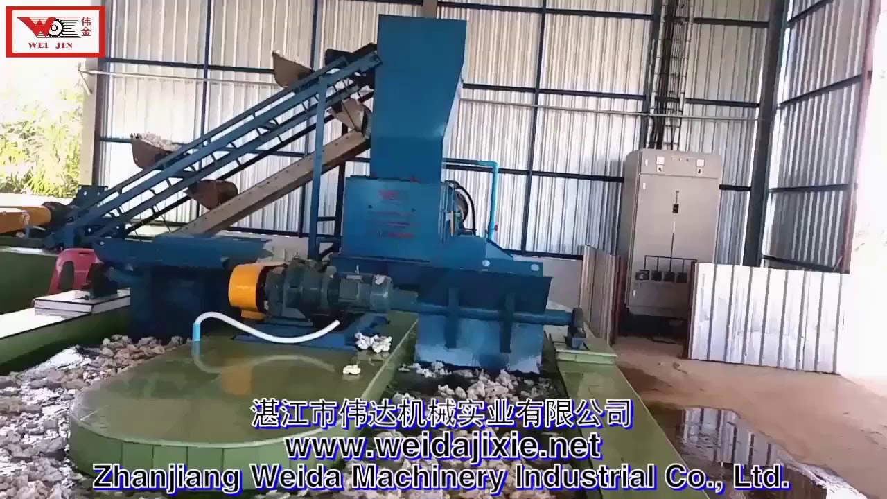 Wet prebreaker machine