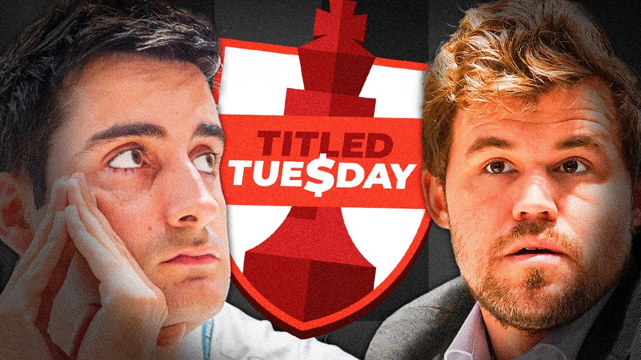 Magnus Carlsen vs Benjamin Bok in Titled Tuesday!