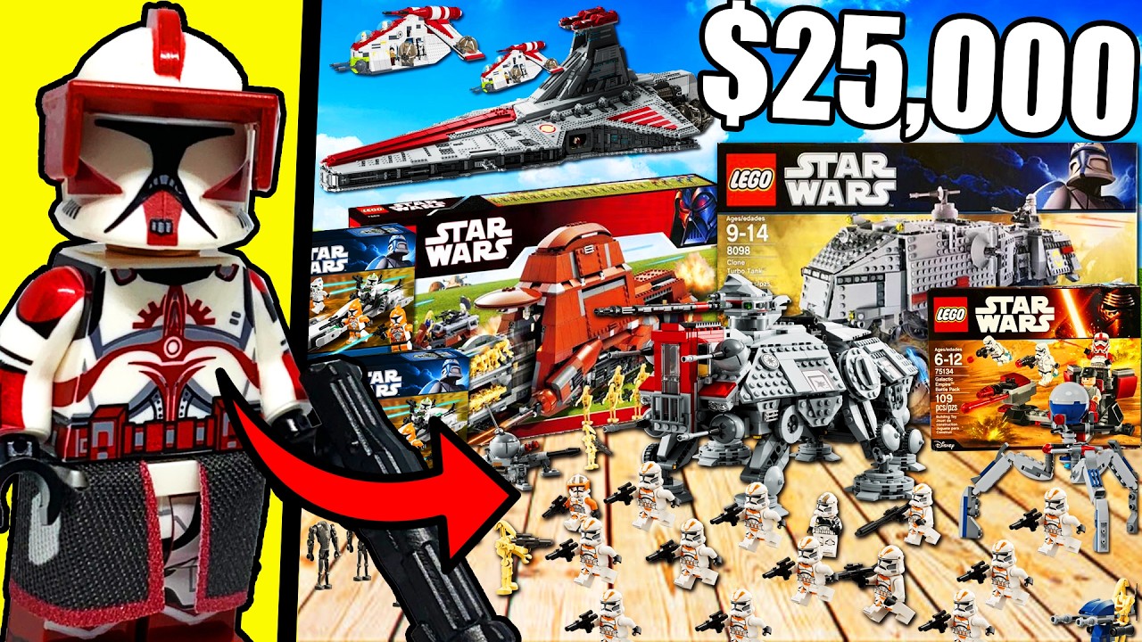 Распаковка загадочной коробки LEGO STAR WARS стоимостью 25 000 долларов...