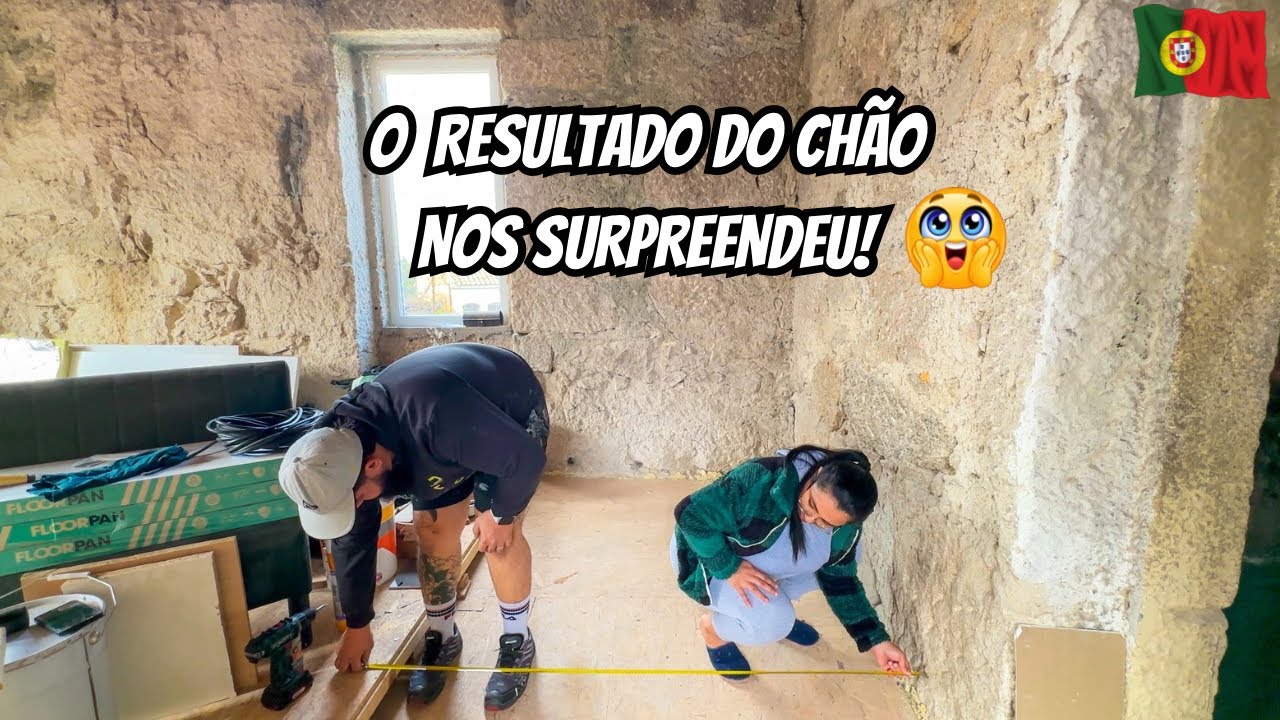 PARECIA IMPOSSÍVEL, MAS CONSEGUIMOS NIVELAR O SOALHO! 🙏🏼