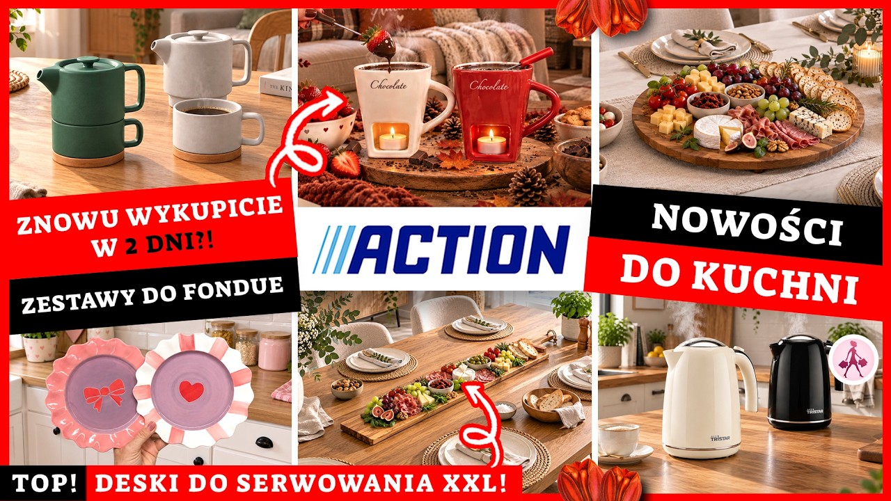 ACTION! ZNOWU TU WYKUPICIE?! 😱😍 NOWE PEREŁKI DO KUCHNI!  ❤️