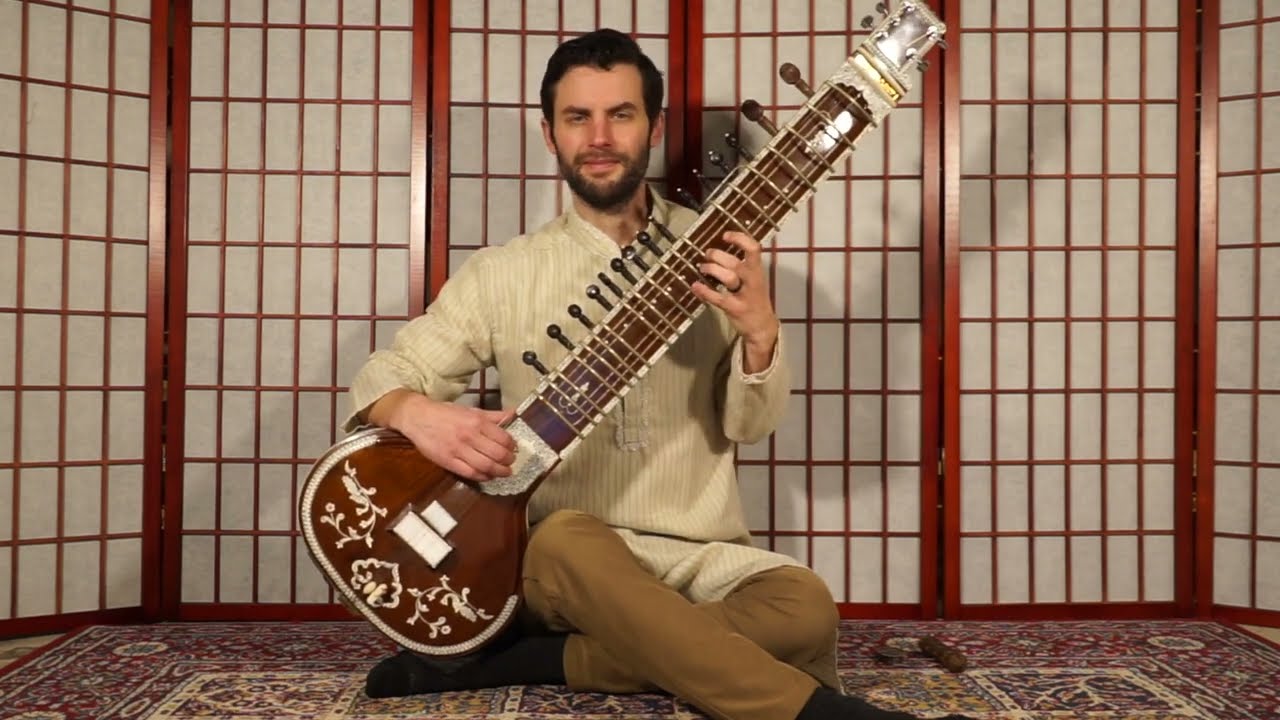 07 Raga Lab Music Series. Rag Pilu. Learn Raga Piloo on Sitar. How to practice Piloo on sitar