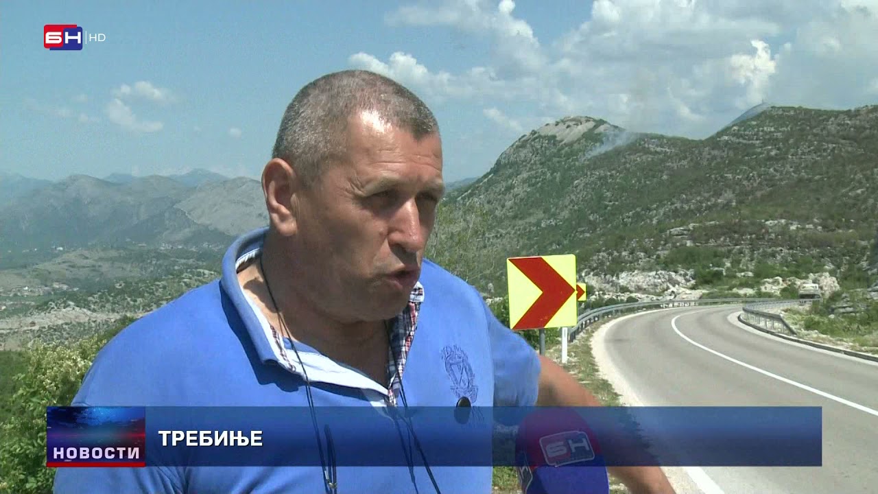 Nastavljeno gašenje požara na Zupcima kod Trebinja (BN TV 2021) HD