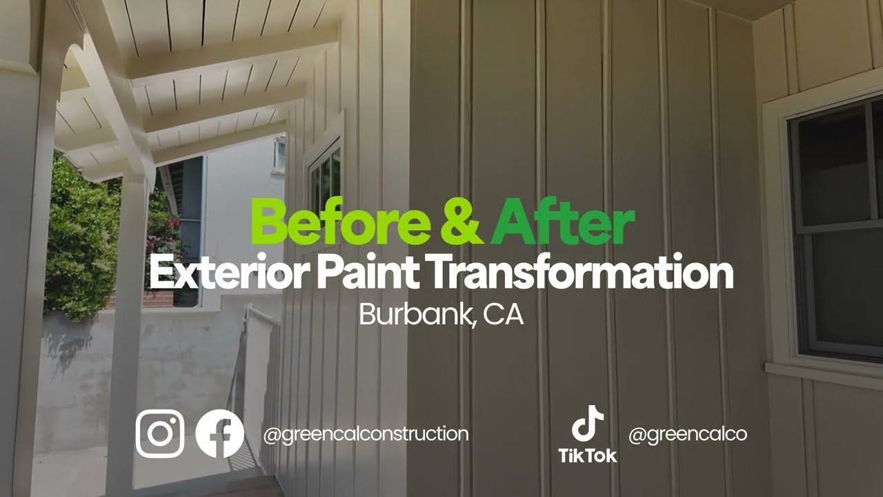Dunn Edwards Full Exterior Paint Transformation | Burbank, CA | GreenCal Construction