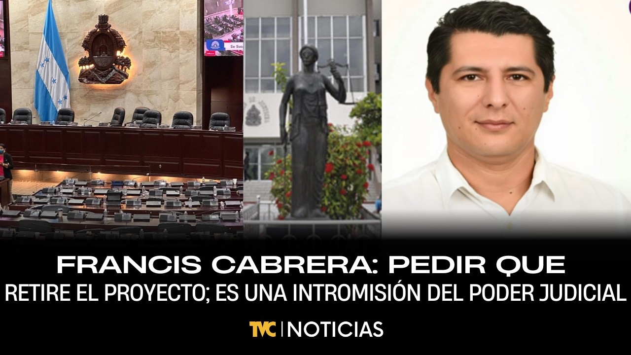 Francis Cabrera: “Pedir que retire el proyecto es una intromisión del Poder Judicial”