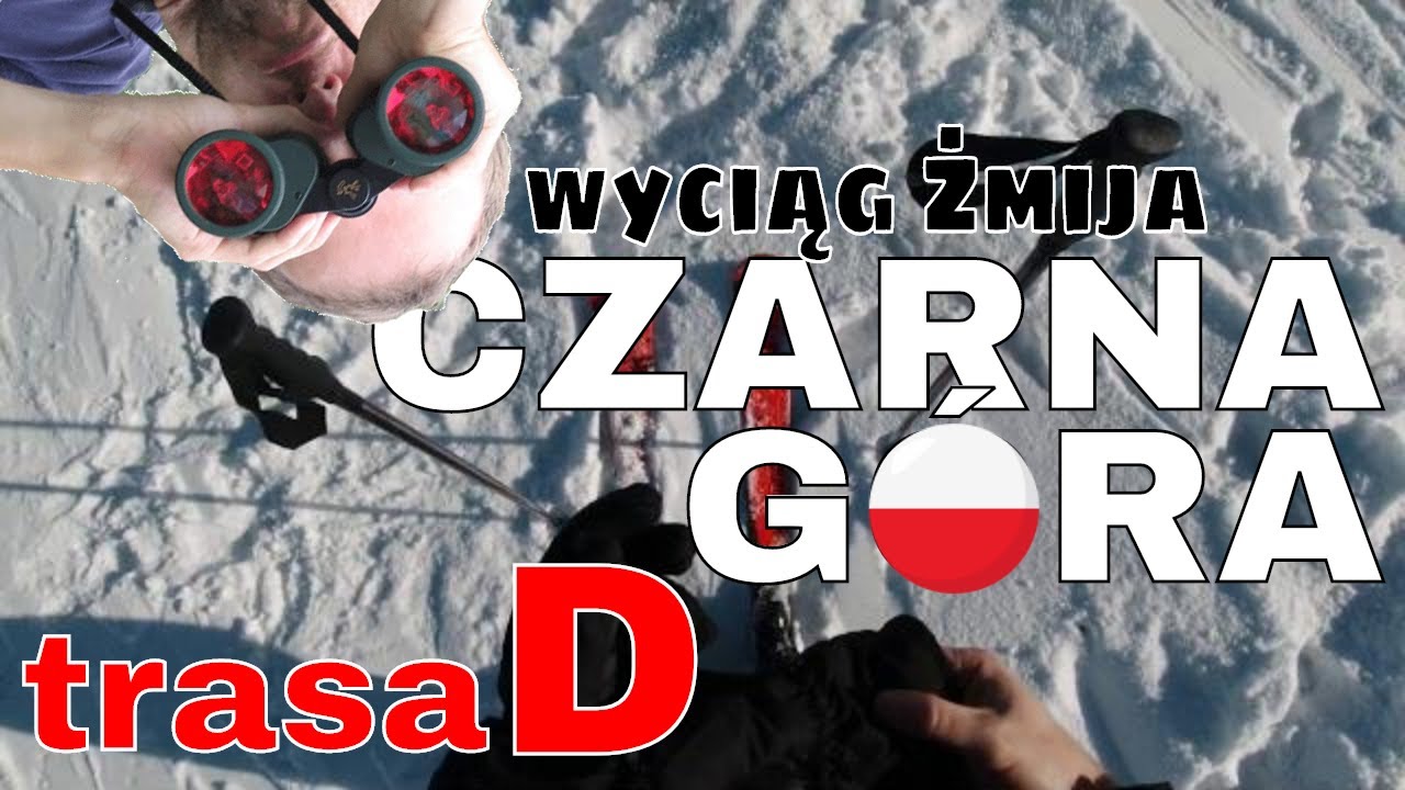 Czarna Góra - zjazd trasa D - wyciąg Żmija