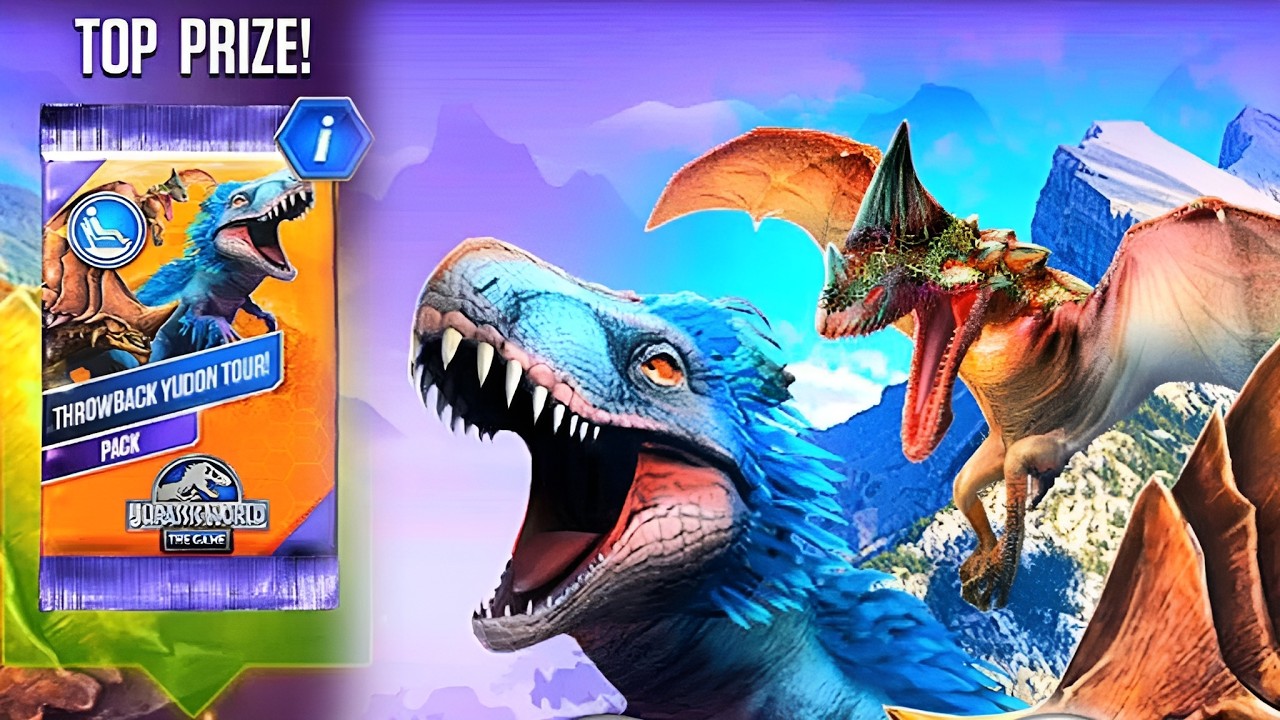 THROWBACK YUDON TOUR!! YUDON BATTLE | JURASSIC WORLD THE GAME