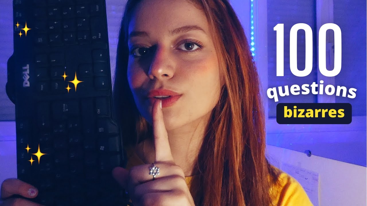 ASMR: 100 questions version chuchotements très proches pour t'endormir en 2sec. (L'Interview)