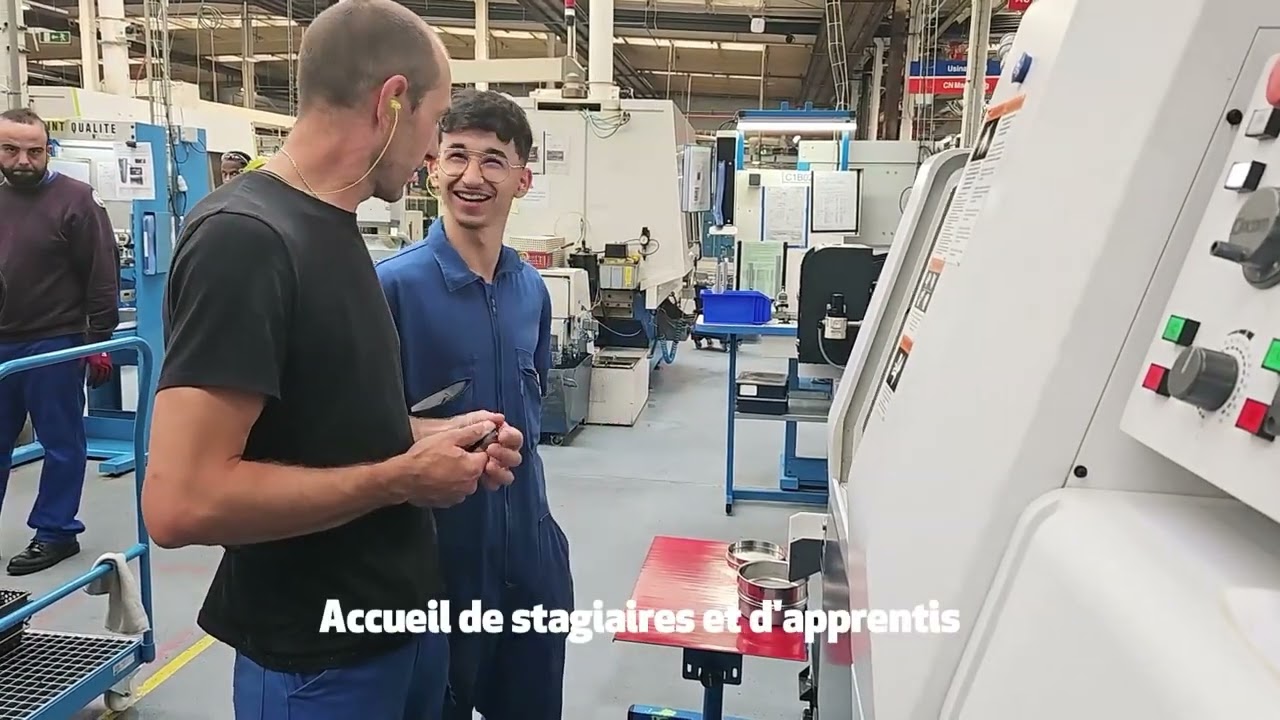 Découverte du secteur usinage chez Schrader S.A.S