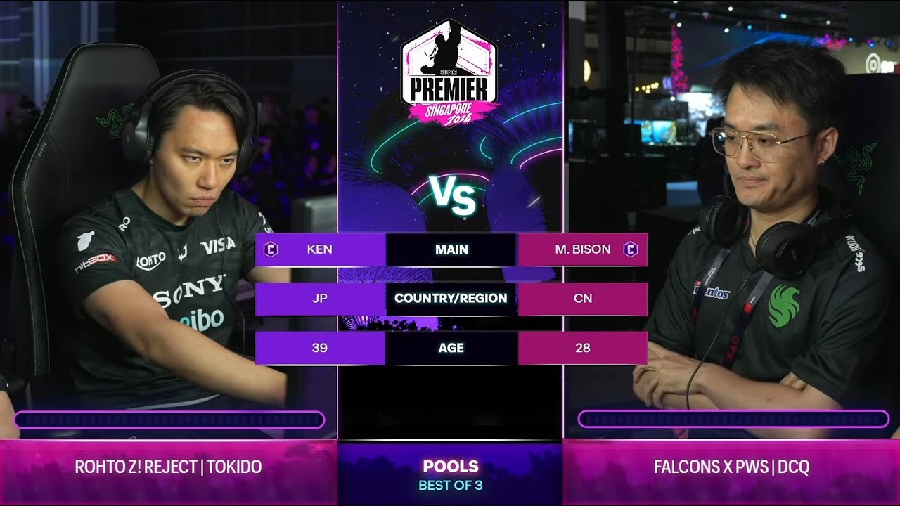 DAY 1 Capcom Pro Tour 2024 Singapore - Tokido (Ken) vs DCQ (M.Bison)