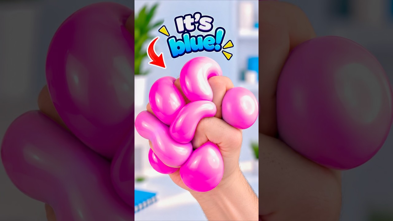 DIY Color Changing Squishy #trending  #art #shorts #craft #squishy #diy