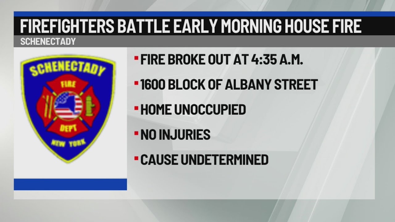 Firefighters battle early morning fire in Schenectady