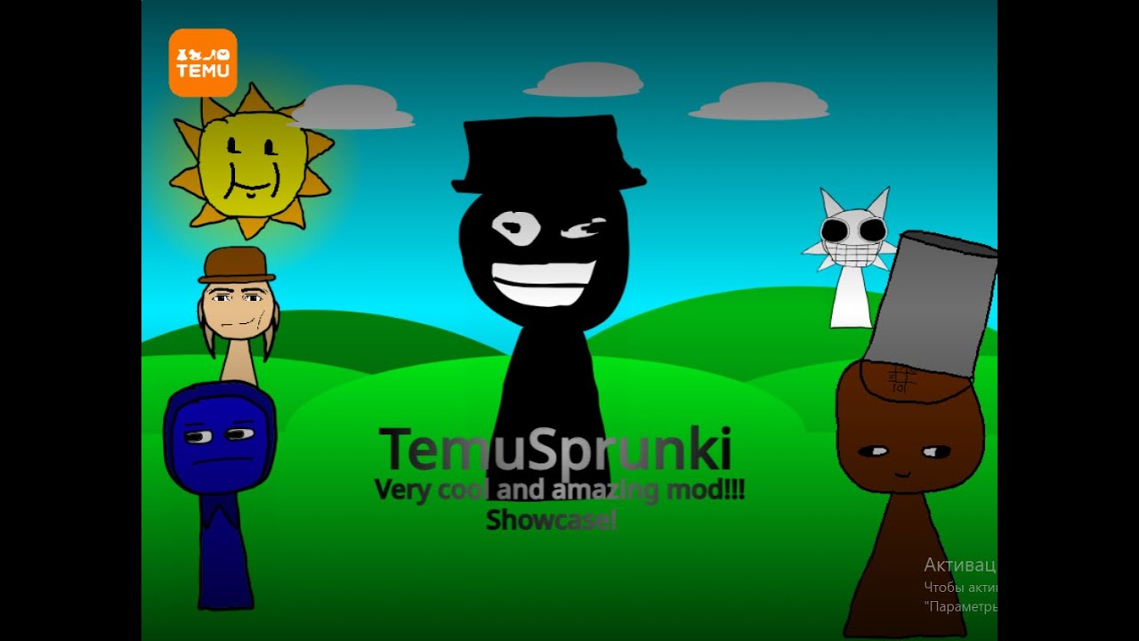 TemuSprunki Official showcase! [my 4th sprunki mod]