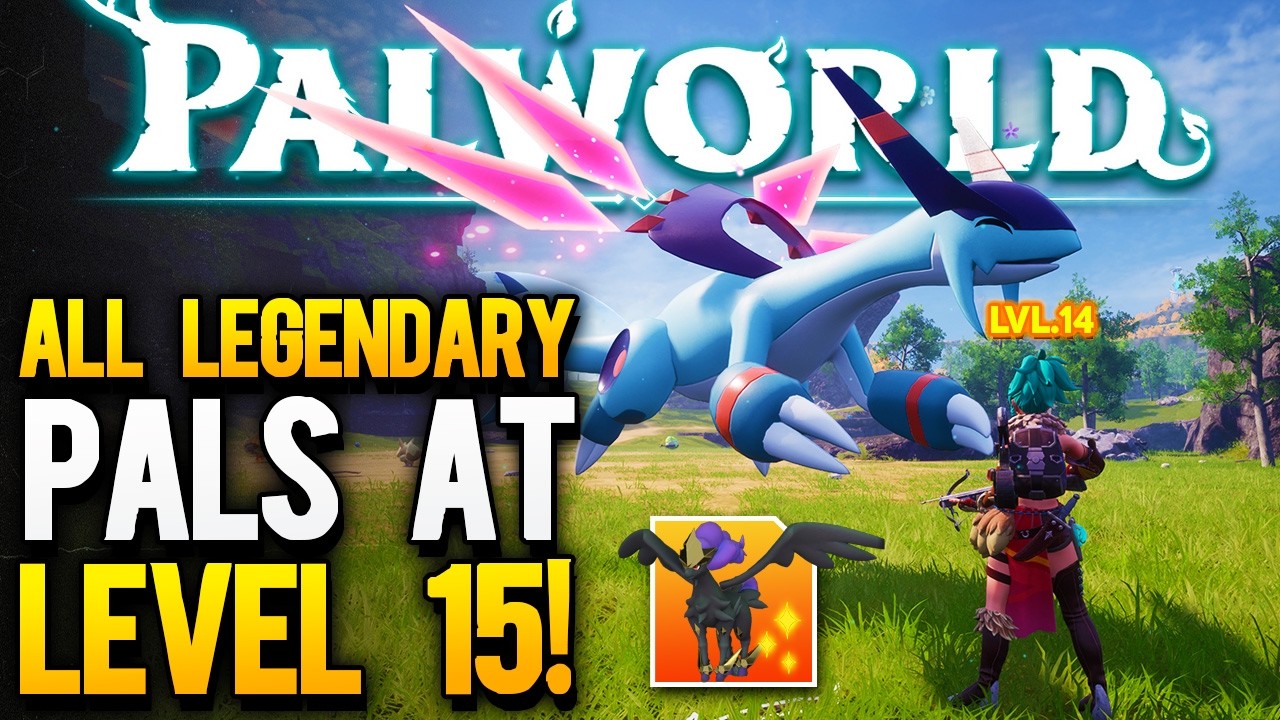 Capture Every LEGENDARY Boss Pal At lvl 15 in Palworld 1.0! Jetragon, Frostallion, Neptilius & More