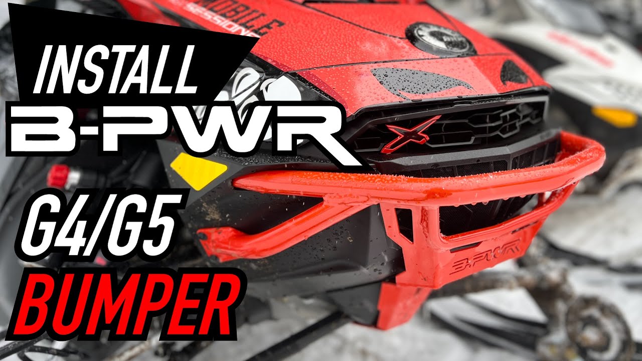 B-PWR Heavy Duty Bumper Installation Ski Doo G4:G5