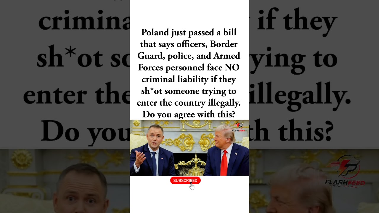 Poland's New Border Law Sparks Global Debate: Should Officers Be Protected?#poland#bordersecurity