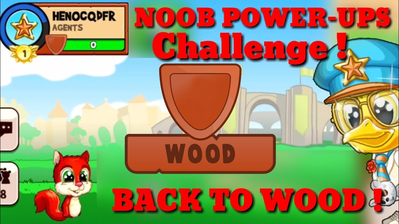 • Fun Run 3 • Noob Power-Ups Challenge ! Come back to Wood !