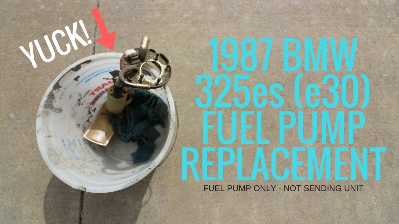HOW TO REPLACE BMW E30 IN-TANK FUEL PUMP (INTERNAL FUEL PUMP)