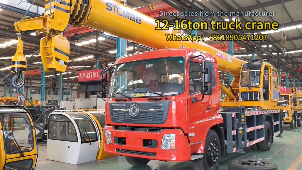 12-16 Ton Mobile Truck Crane: Dongfeng Cummins 210HP & 36.6m Lifting Height | Heavy Duty