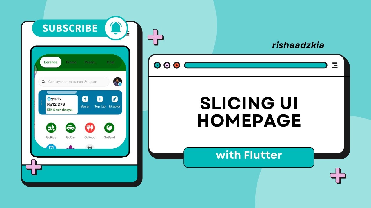 Slicing UI HomePage Gojek - Part2