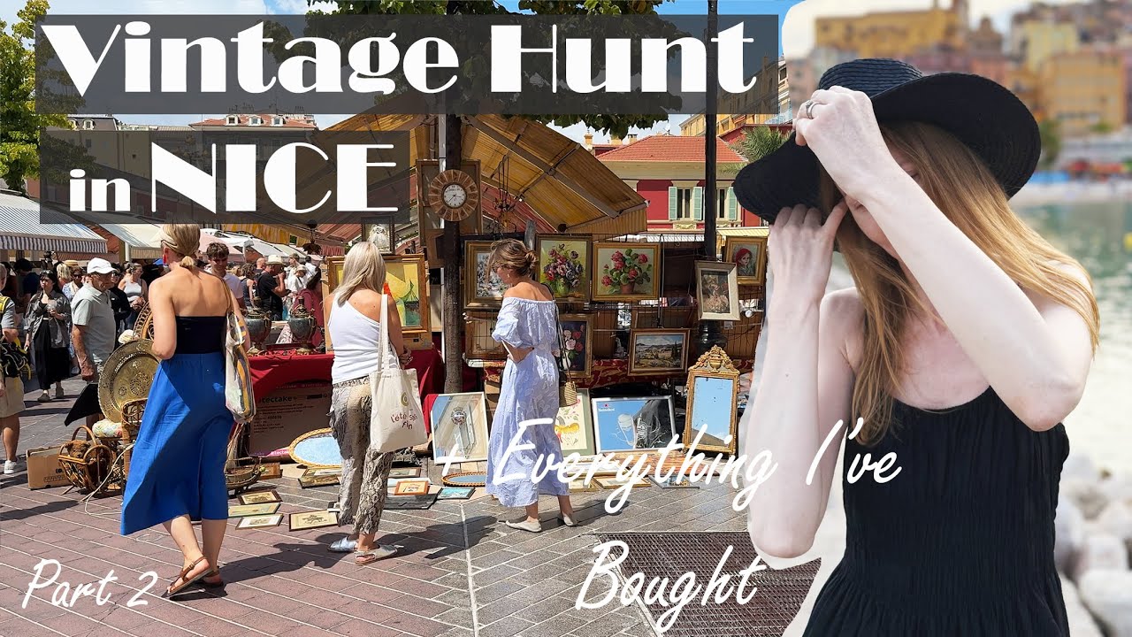 Can This Treasure Hunt Get Any Better? Crazy Finds at the Antiques Market & Thrift Shop in Nice|HAUL