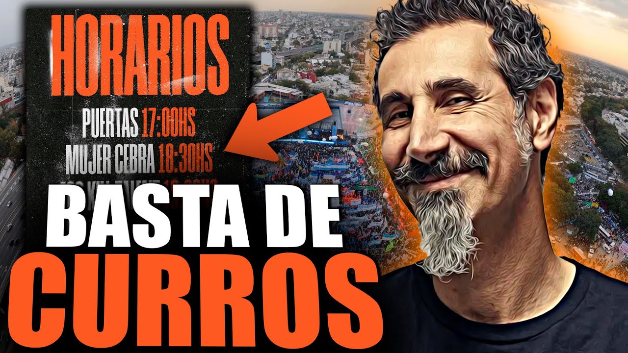 La BANDA SOPORTE de SYSTEM OF A DOWN en ARGENTINA es UNA VERGÜENZA | ¿DE DÓNDE SALIÓ MUJER CEBRA?