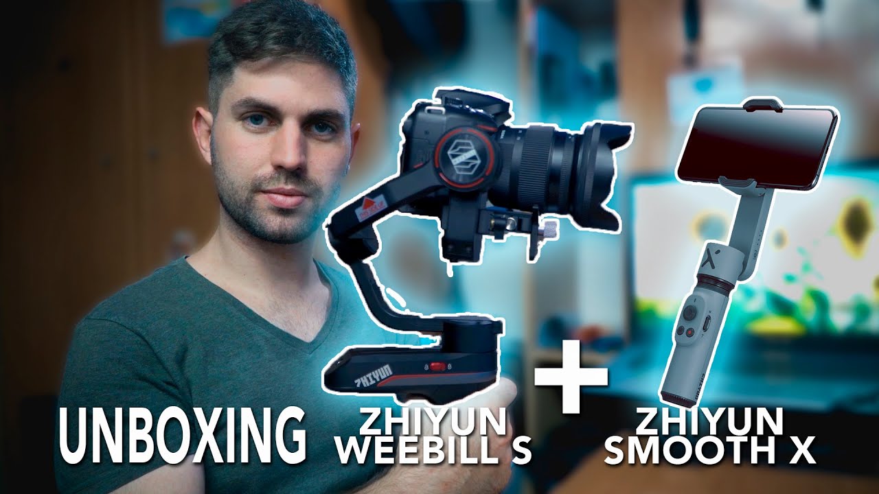 UNBOXING GIMBALS ⭐ Zhiyun WEEBILL S y SMOOTH X ⭐