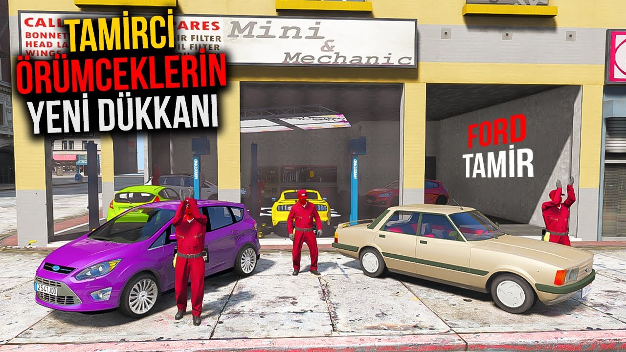 Ford Çöplüğündeki Arabalar Tamirciye Gidiyor | Örümcek Abi ile GTA 5