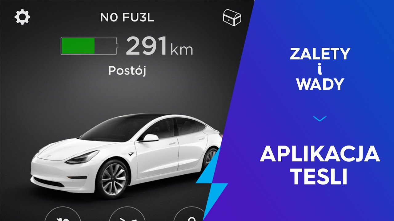 ZALETY i WADY Tesli Model 3 #2 - aplikacja Tesli