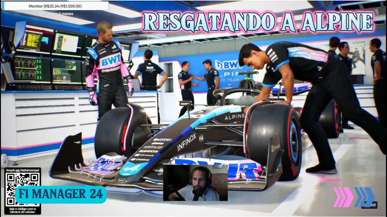 F1 Manager 24 - Mínimo de Combustível com a Alpine dá certo?