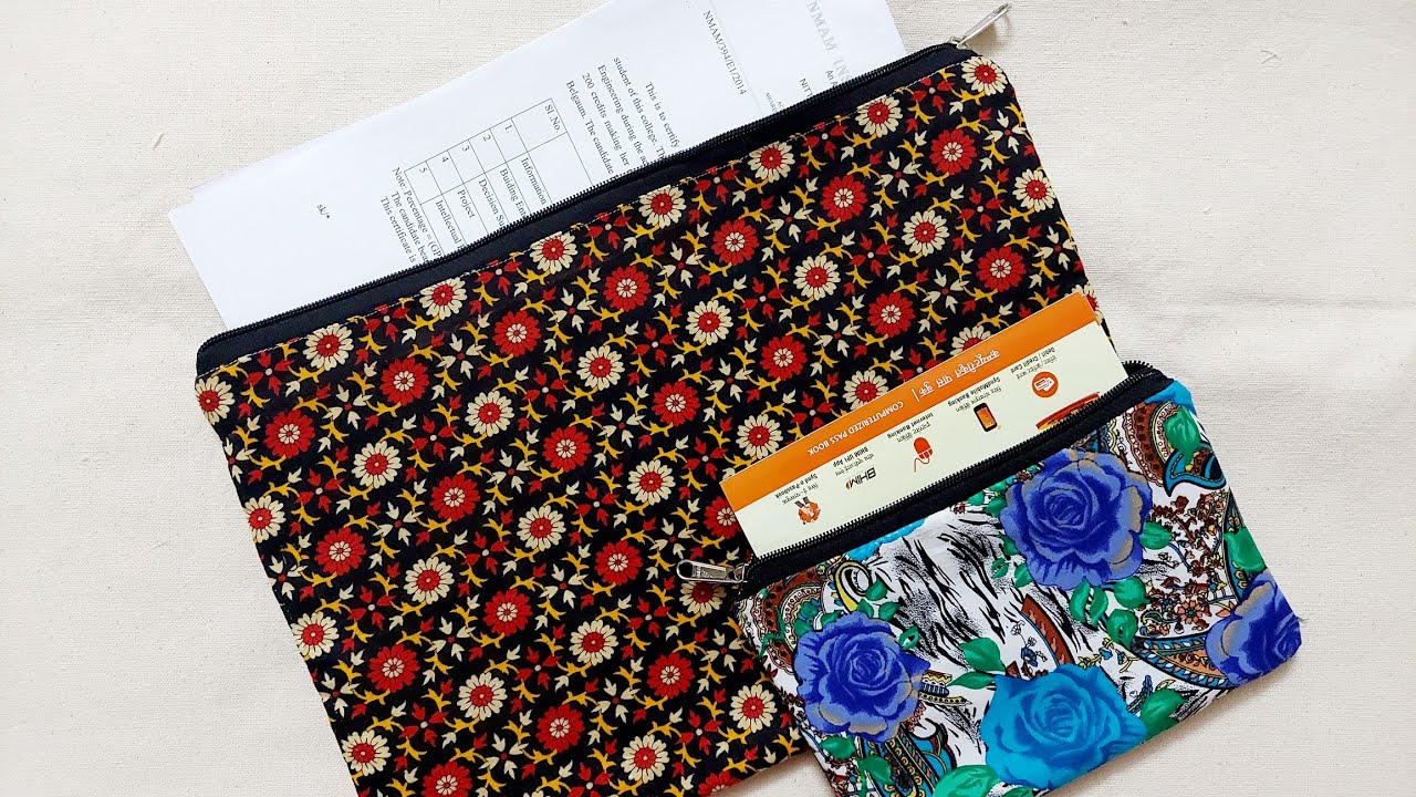 Fabric Folders With And Without Lining| Fabric File| Easy Method