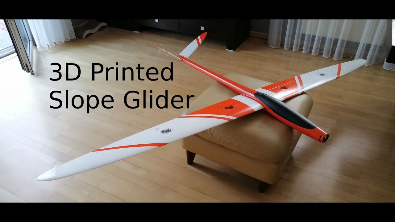 New 3D Printed RC Glider Gonzo and ASW 28 update.