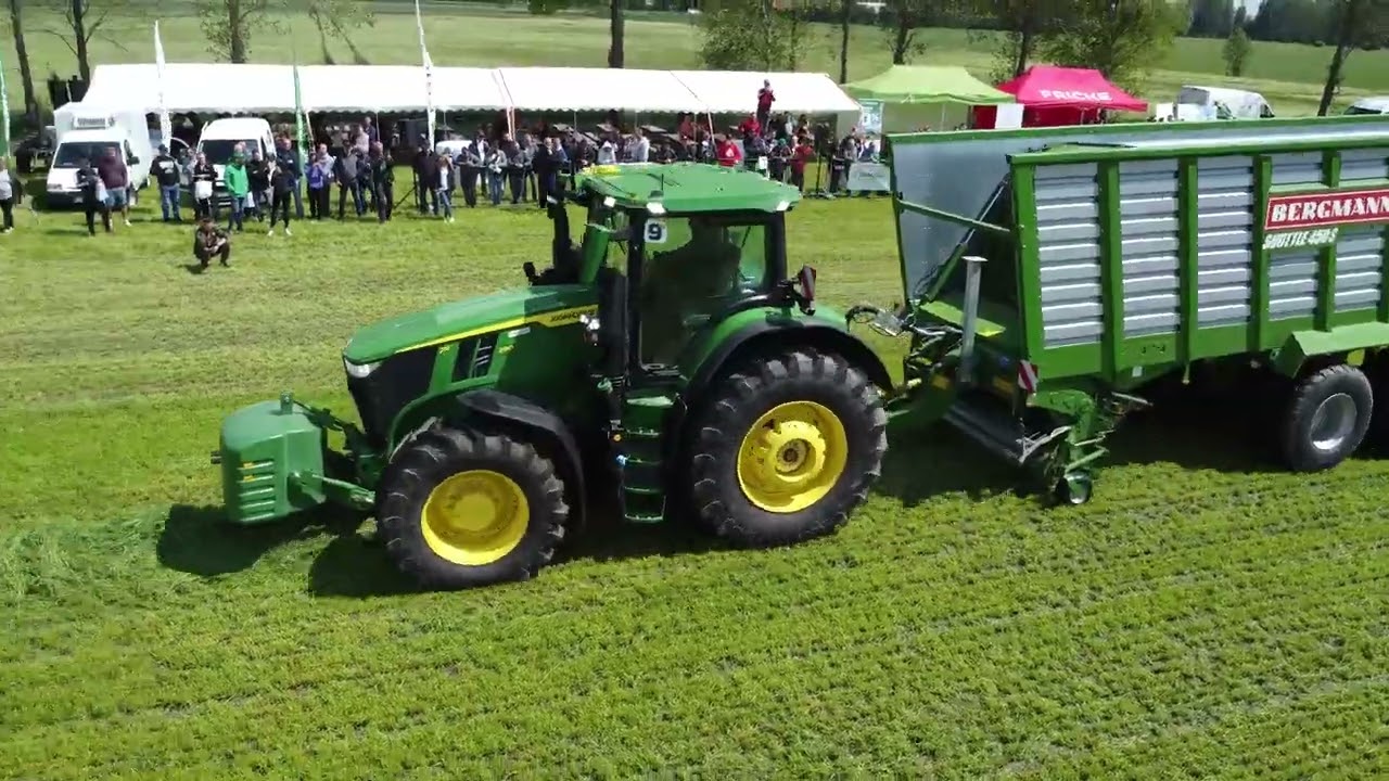 John Deere / Fricke 🚜 Pokaz maszyn zielonkowych.