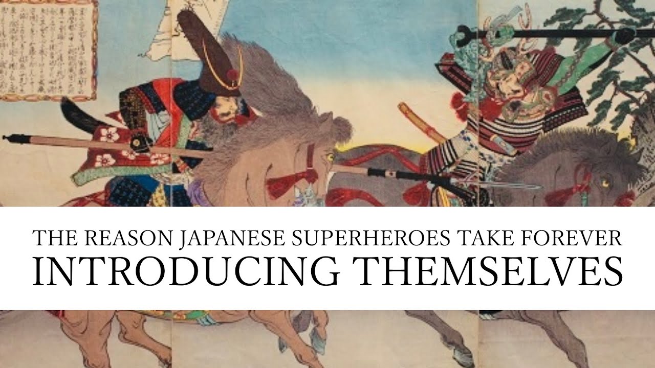 The reason Japanese super heroes take forever introducing themselves 😂