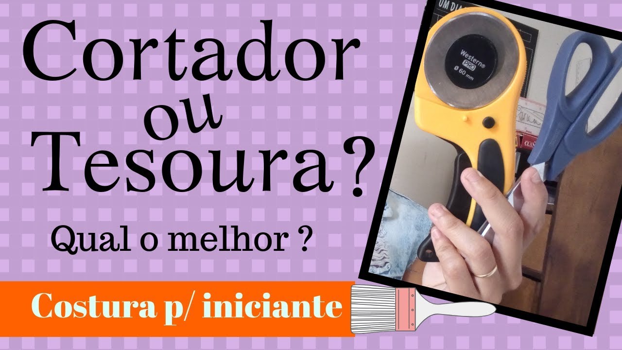 Tesoura vs Cortador circular - Qual o melhor para usar ?