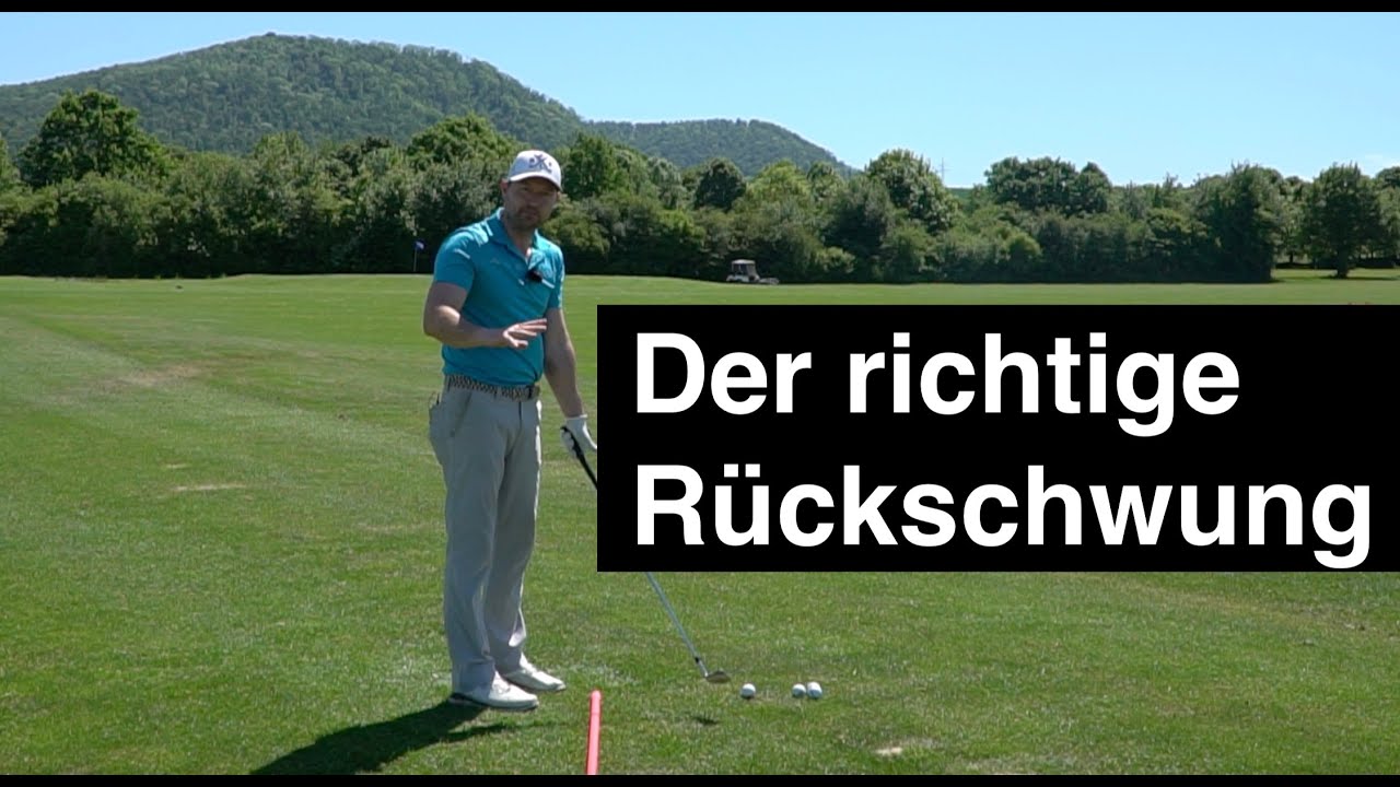Der richtige Rückschwung (+Golfschwung Zeitlupen)